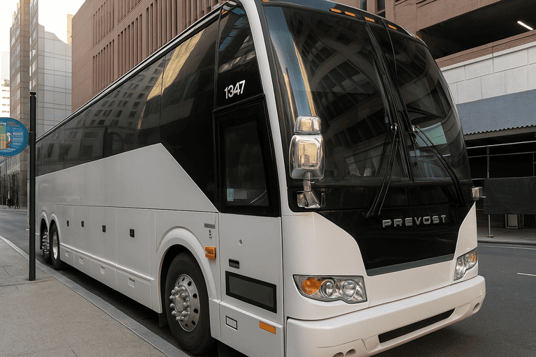 a Pico Rivera Charter Bus coach bus