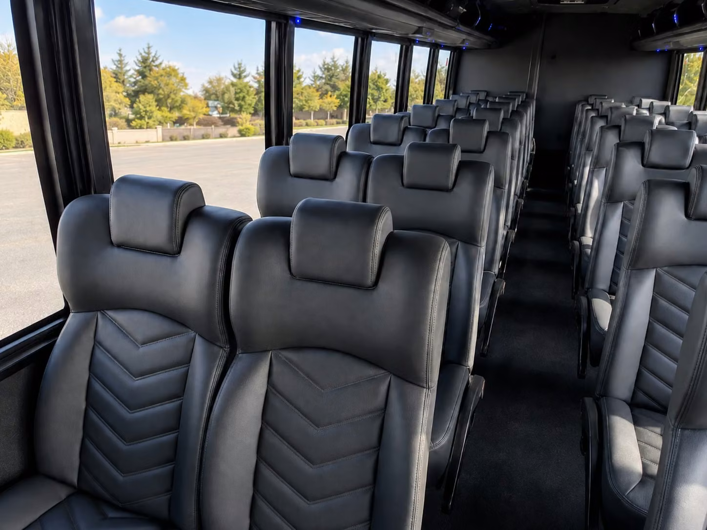 20 passenger minibus interior