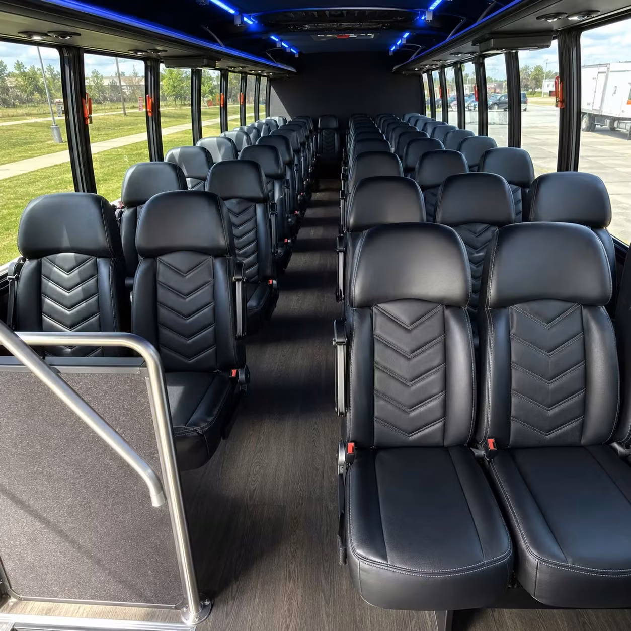 25 passenger minibus inside