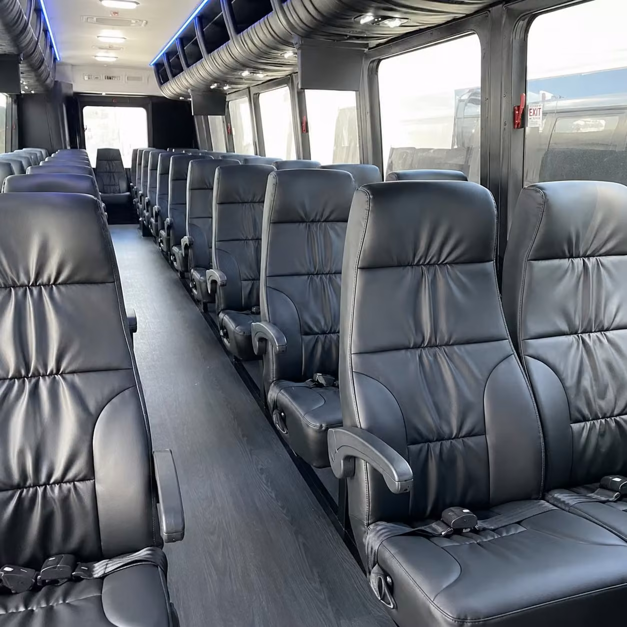 30 passenger minibus inside