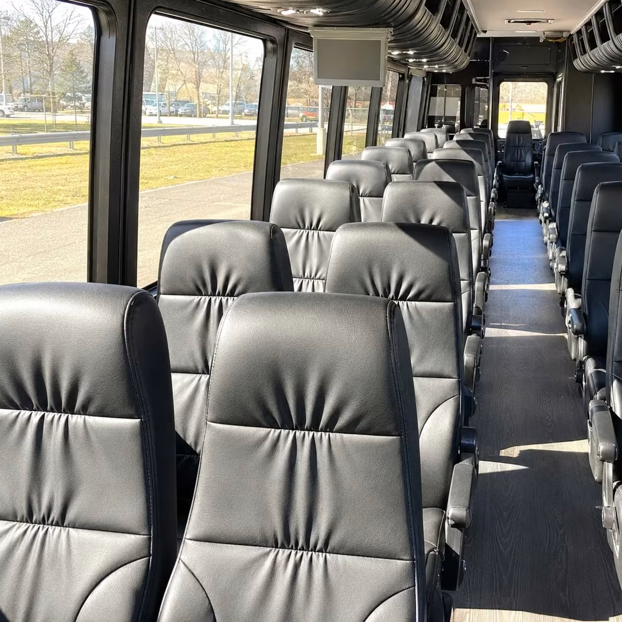 35 passenger minibus inside