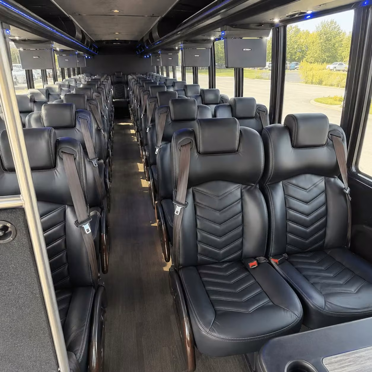 35 passenger minibus interior