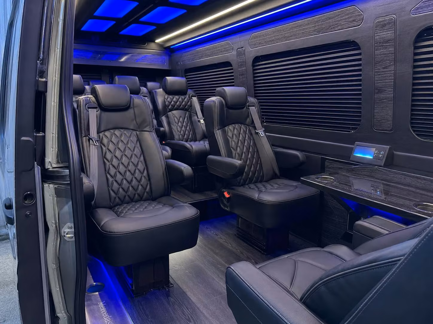 sprinter van transportation for groups and events across pico rivera